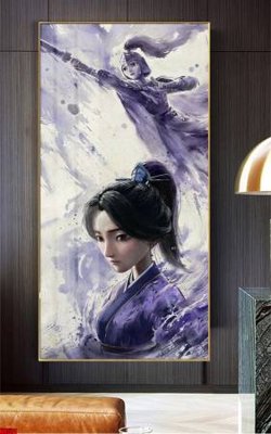 File gốc File in tranh natra ma đồng giáng thế NA581 (AI/EPS) cho in ấn