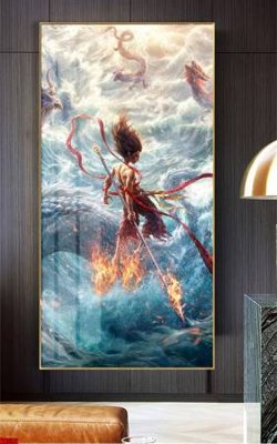 File in trần File in tranh natra ma đồng giáng thế NA592 (bản gốc) phong cảnh