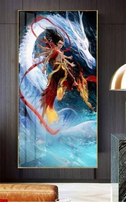 Ảnh gốc File in tranh natra ma đồng giáng thế NA613 (siêu chi tiết) để in ấn