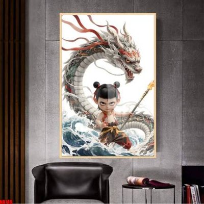 Tải file tranh gốc File in tranh natra ma đồng giáng thế NA749 chất lượng cao