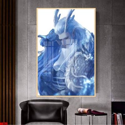 File gốc File in tranh natra ma đồng giáng thế NA779 (in lụa) tranh phong thủy