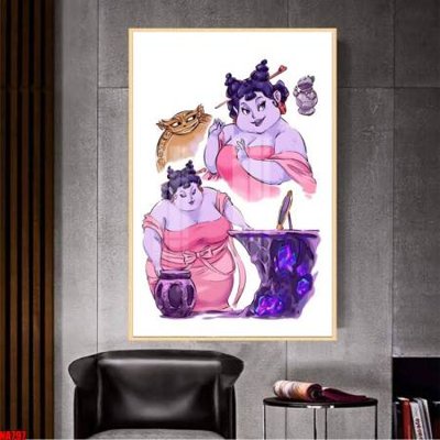 File gốc File in tranh natra ma đồng giáng thế NA797 (in ấn) màu sắc trung thực