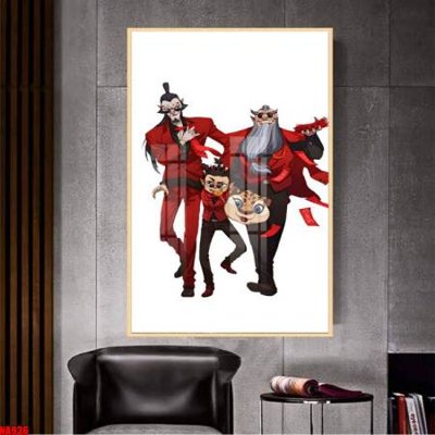 File tranh trang trí File in tranh natra ma đồng giáng thế NA936 (tải file gốc)