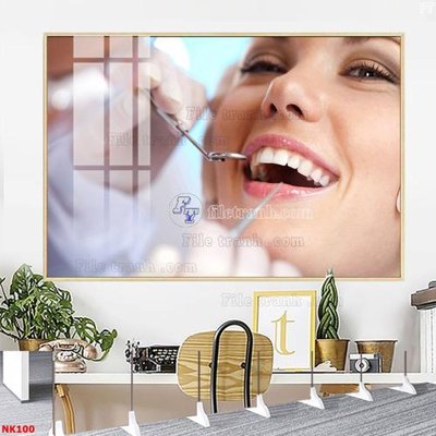 File tranh File gốc tranh in nha khoa NK100 (bản gốc) treo tường