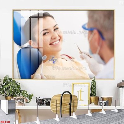 File in ấn File gốc tranh in nha khoa NK110 (bản gốc) chất lượng cao
