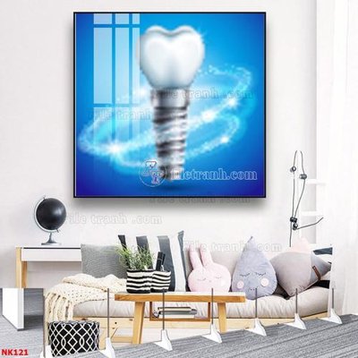 Ảnh gốc File gốc tranh in nha khoa NK121 (siêu chi tiết) để in ấn