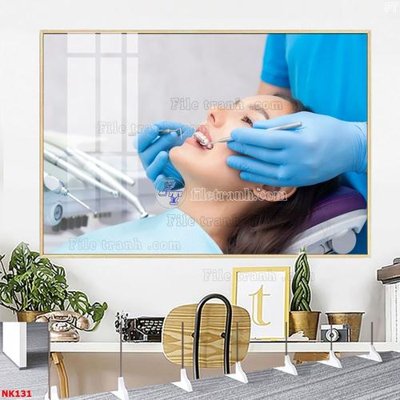 File tranh File gốc tranh in nha khoa NK131 (bản gốc) trang trí văn phòng