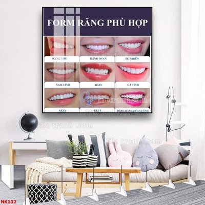 File gốc in ấn File gốc tranh in nha khoa NK132 chất lượng vượt trội