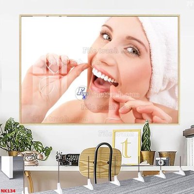 File tranh File gốc tranh in nha khoa NK134 (ảnh gốc) chi tiết rõ ràng