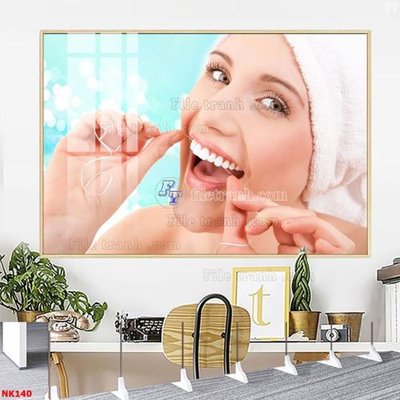 Ảnh mô tả file gốc in mica File gốc tranh in nha khoa NK140