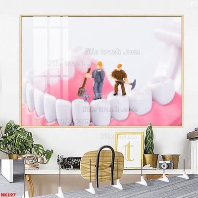 File in ấn File gốc tranh in nha khoa NK197 chuyên nghiệp