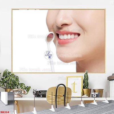 Tải file File gốc tranh in nha khoa NK214 (ảnh gốc) in tranh kính