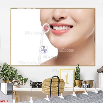 File PSD File gốc tranh in nha khoa NK215 (bản gốc) dễ dàng edit