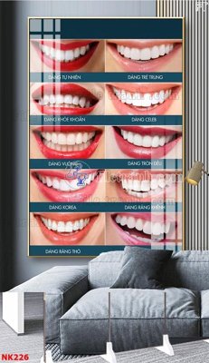 File gốc File gốc tranh in nha khoa NK226 (PNG) nền trong suốt
