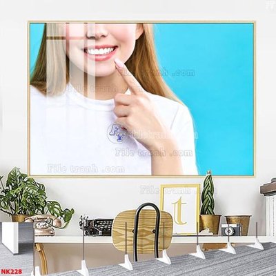 File PSD File gốc tranh in nha khoa NK228 (bản gốc) cho nhà in