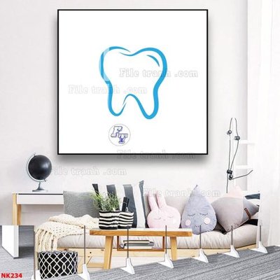 Tải file gốc in lụa File gốc tranh in nha khoa NK234 siêu nét
