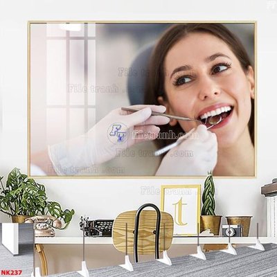 Download file tranh PSD File gốc tranh in nha khoa NK237 để chỉnh sửa
