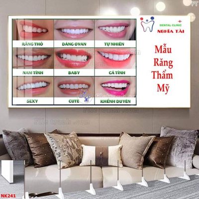 Tệp tin gốc File gốc tranh in nha khoa NK241 (dùng cho in ấn) chuyên nghiệp