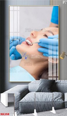 File in ấn chuyên nghiệp File gốc tranh in nha khoa NK258 (file gốc)