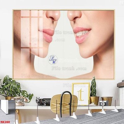 File gốc in tráng gương File gốc tranh in nha khoa NK260 chi tiết