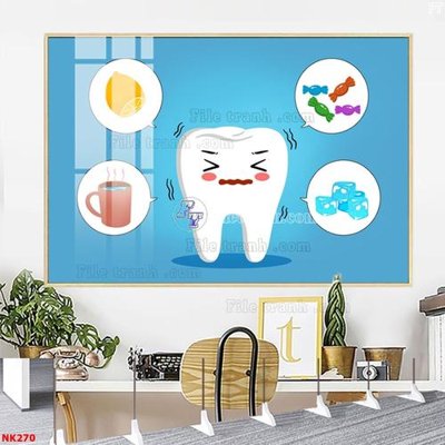 Cung cấp file tranh gốc File gốc tranh in nha khoa NK270 độc quyền