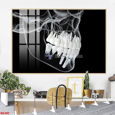 Download file gốc File gốc tranh in nha khoa NK280 (in mica) trang trí