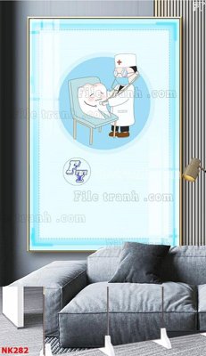 File tranh File gốc tranh in nha khoa NK282 (ảnh gốc) không bị mờ