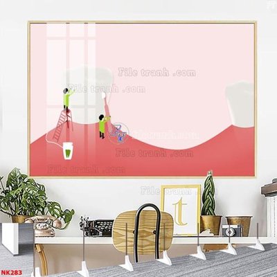 File gốc File gốc tranh in nha khoa NK283 (phong cách) châu Âu