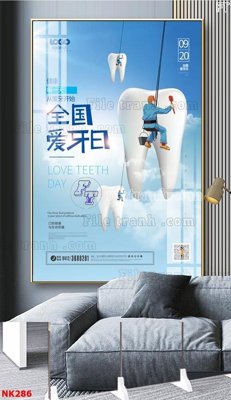 File in lụa File gốc tranh in nha khoa NK286 (phong cảnh) File gốc tranh in nha khoa NK286