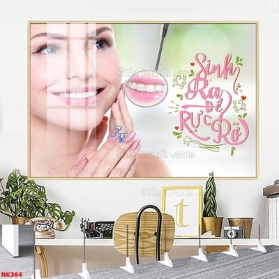 File gốc in mica File gốc tranh in nha khoa NK364 chất lượng