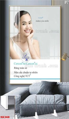 File gốc File gốc tranh in nha khoa NK368 (in lụa) chi tiết cao