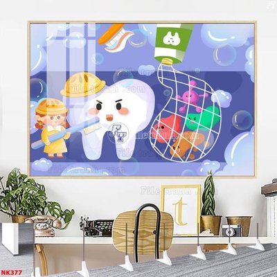 File in trần File gốc tranh in nha khoa NK377 (bản gốc) trời sao