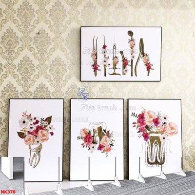 File tranh gốc File gốc tranh in nha khoa NK378 (sắc nét từng chi tiết)