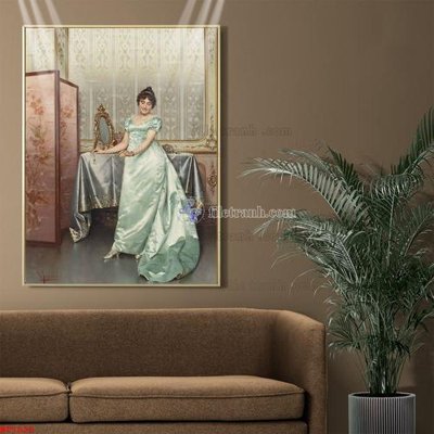 Ảnh gốc Tranh phục hưng nhân vật châu âu NT1025 (độ nét cao) in mica