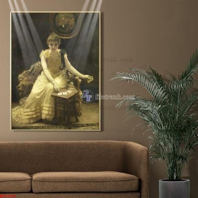 Download file gốc Tranh phục hưng nhân vật châu âu NT1029 (in mica) trang trí