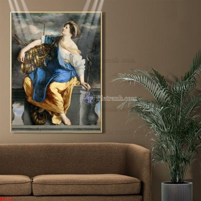 File gốc Tranh phục hưng nhân vật châu âu NT112 (in mica) làm quà tặng