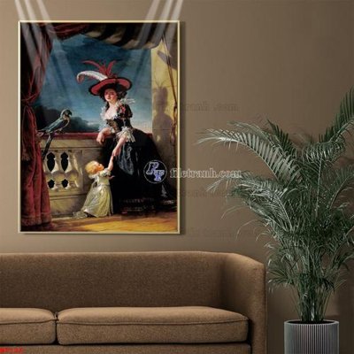 Tải file Tranh phục hưng nhân vật châu âu NT126 (ảnh gốc) in tranh kính