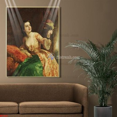 File ảnh gốc Tranh phục hưng nhân vật châu âu NT188 không vỡ nét