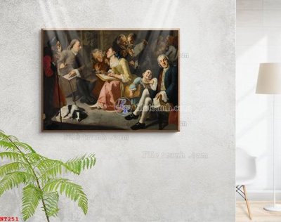 Tải file Tranh phục hưng nhân vật châu âu NT251 (gốc) làm file in ấn