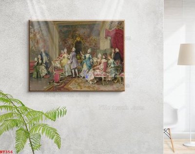 Tải file Tranh phục hưng nhân vật châu âu NT356 (gốc) chủ đề tôn giáo