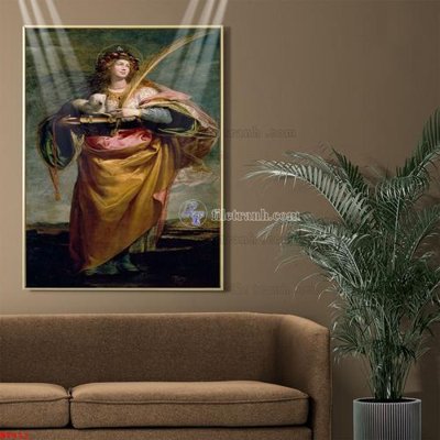 File in ấn Tranh phục hưng nhân vật châu âu NT412 (bản gốc) sắc nét