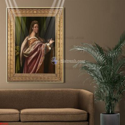 File in ấn Tranh phục hưng nhân vật châu âu NT445 (bản gốc) cao cấp