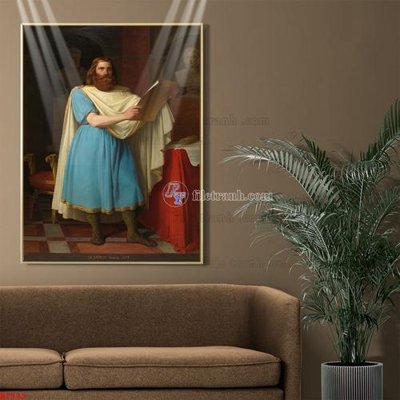 Tải file Tranh phục hưng nhân vật châu âu NT549 (ảnh gốc) in tranh kính