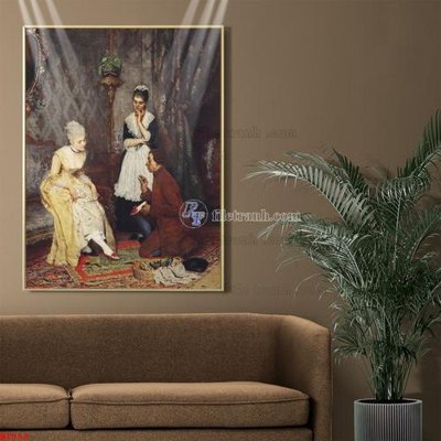 File tranh Tranh phục hưng nhân vật châu âu NT558 (gốc) in film