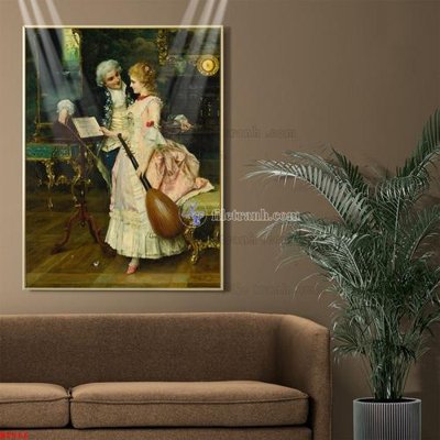 Tải file Tranh phục hưng nhân vật châu âu NT566 (ảnh gốc) in tráng gương