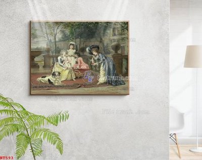 File tranh Tranh phục hưng nhân vật châu âu NT593 (gốc) chủ đề con người