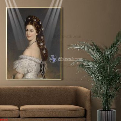 File tranh Tranh phục hưng nhân vật châu âu NT609 (bản gốc) in lụa 5D