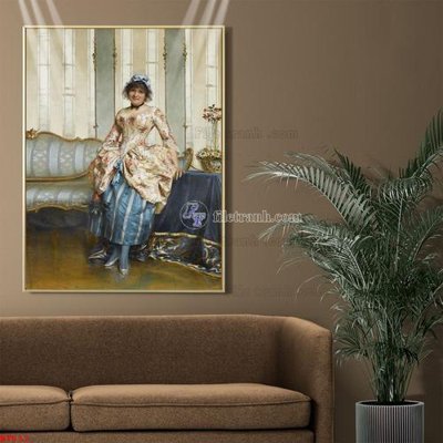 File ảnh Tranh phục hưng nhân vật châu âu NT612 (gốc) in backdrop sự kiện