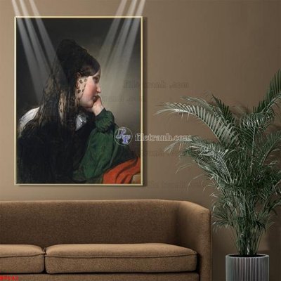 File tranh gốc Tranh phục hưng nhân vật châu âu NT642 (bản quyền) file PSD