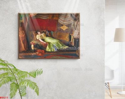 File tranh Tranh phục hưng nhân vật châu âu NT677 (ảnh gốc) không bị mờ